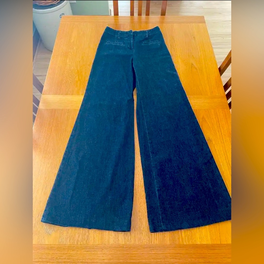 Anthropology Cartonnier Wide Leg, Flare Jeans size 0